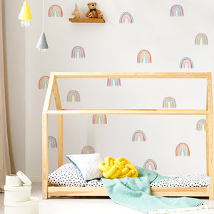 The Shelby Rainbow wall stickers