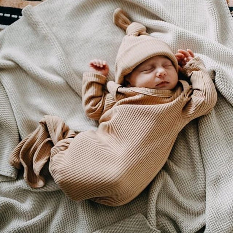 The Elna Ribbed swaddle