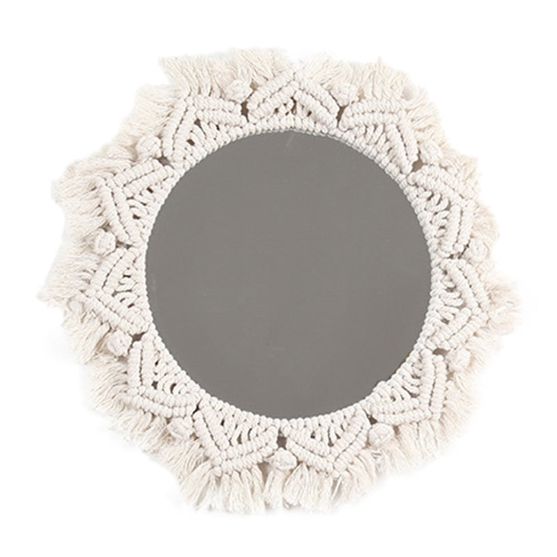 The Katie Macrame Mirror