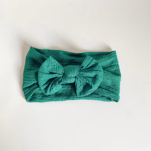 The Tia Headband- Emerald Green