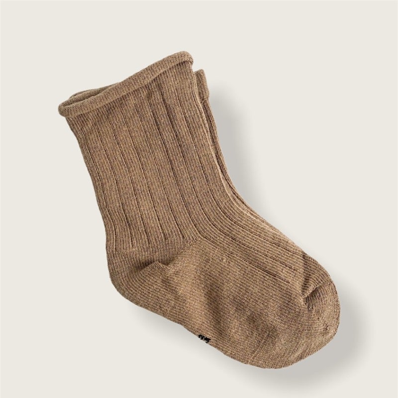 The Jude Cotton Socks- Mocha