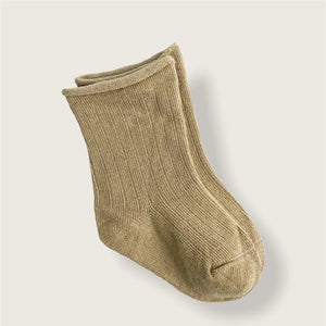 The Jude Cotton Socks- Greeny Olive