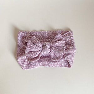 The Tia Headband- Purple Floral