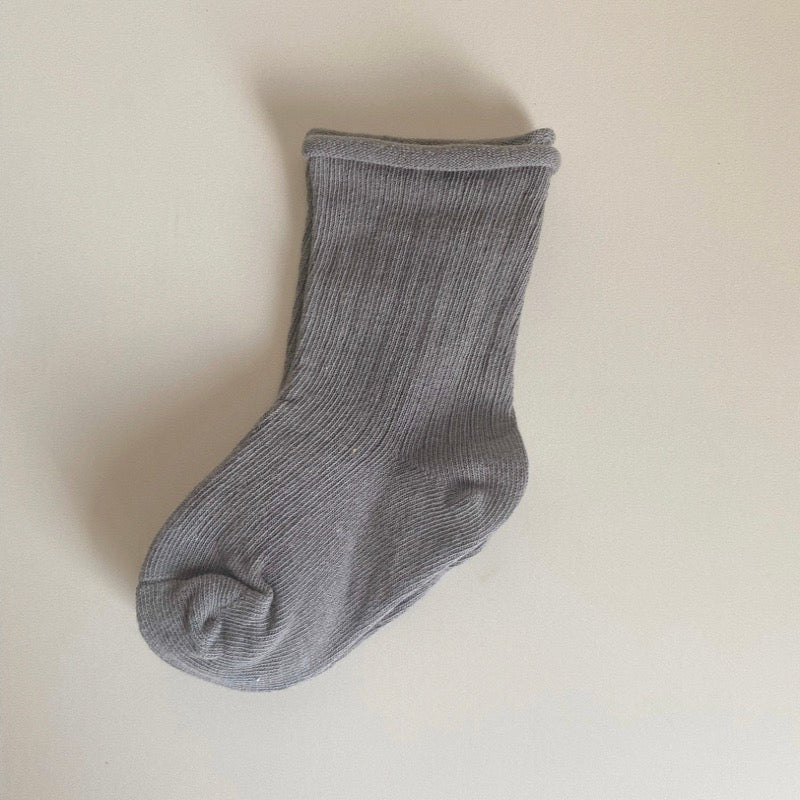 The Jude Cotton Socks- Grey